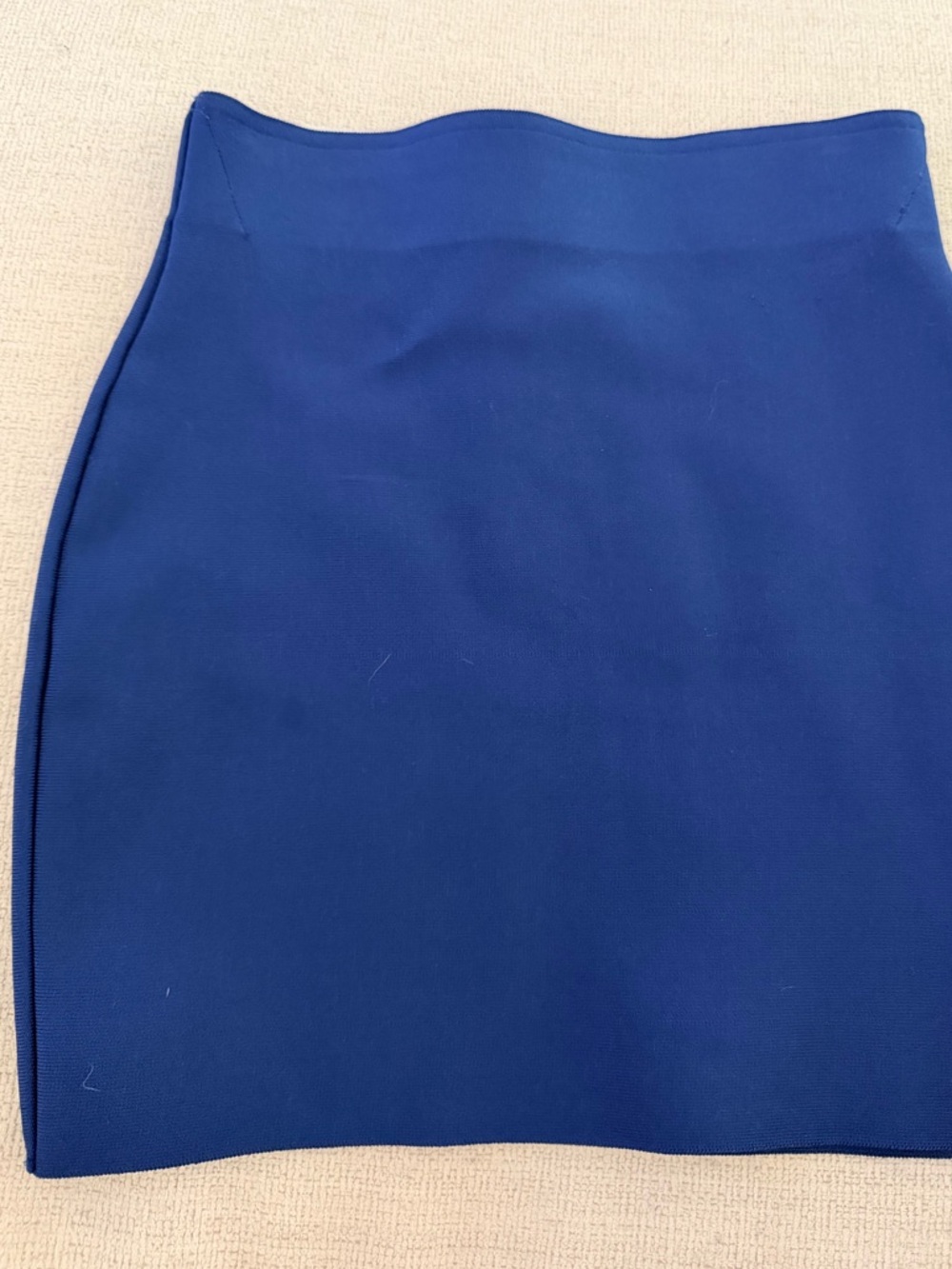 Royal Blue Stretch Bandage Mini Skirt
